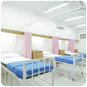 Patient bed in Klinik Rumah Sehat Keluarga